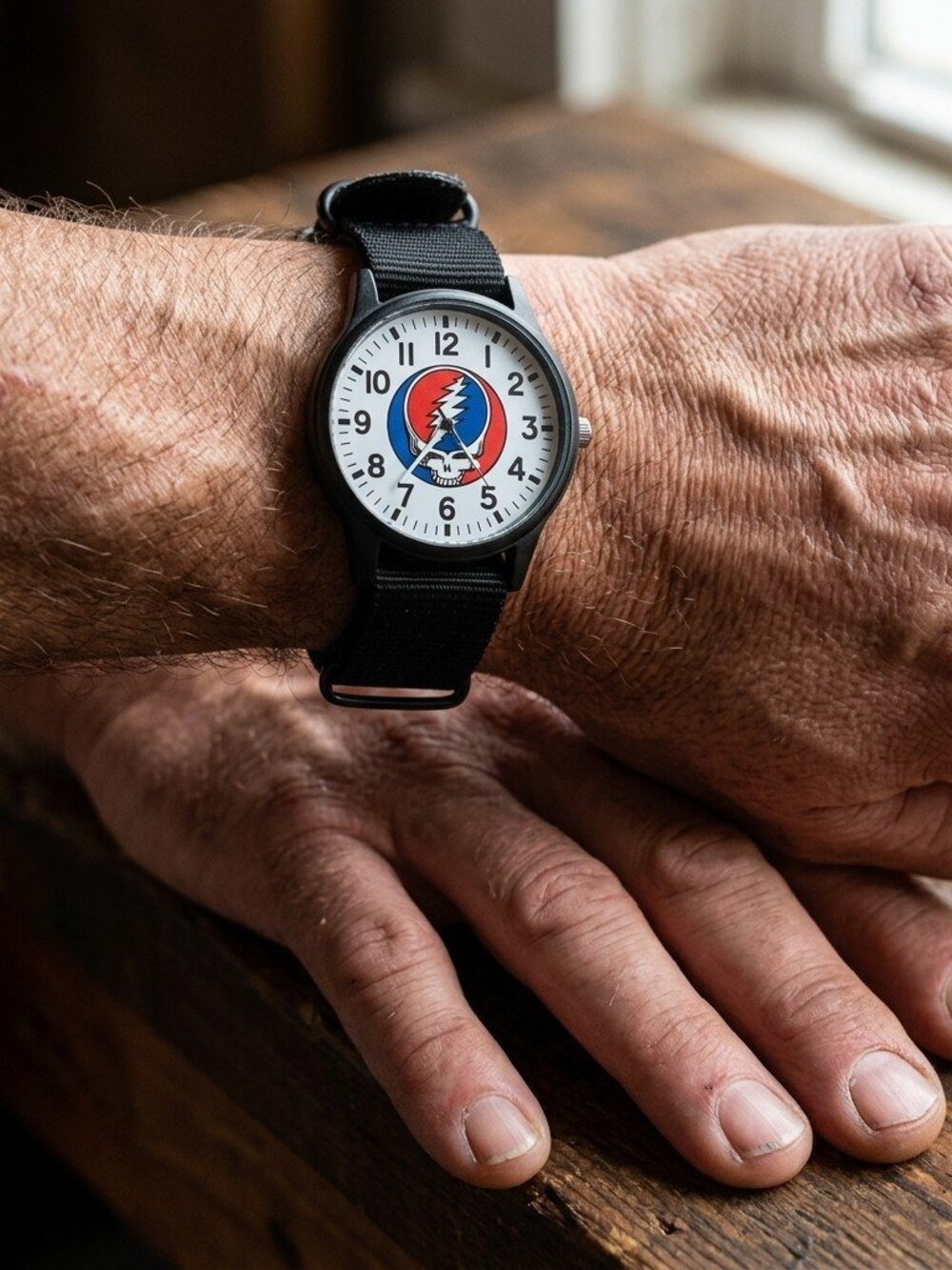 Grateful Dead Ltd Edition 2.0 Analog Watch Black Band Luminous Hands Brand New - Picture 5 of 13